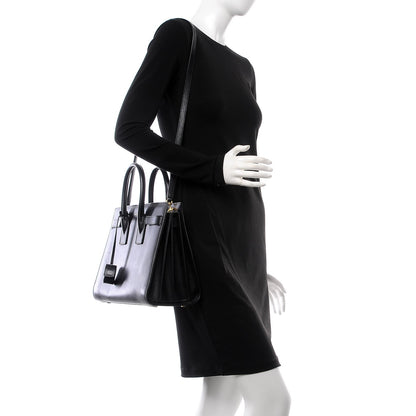 Saint Laurent Calfskin Small Sac De Jour Black 2 of 9