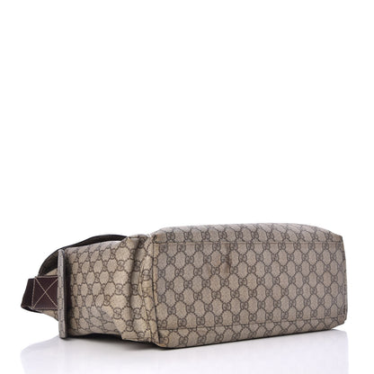 Gucci GG Plus Monogram Messenger Diaper Bag Dark Brown 4 of 16