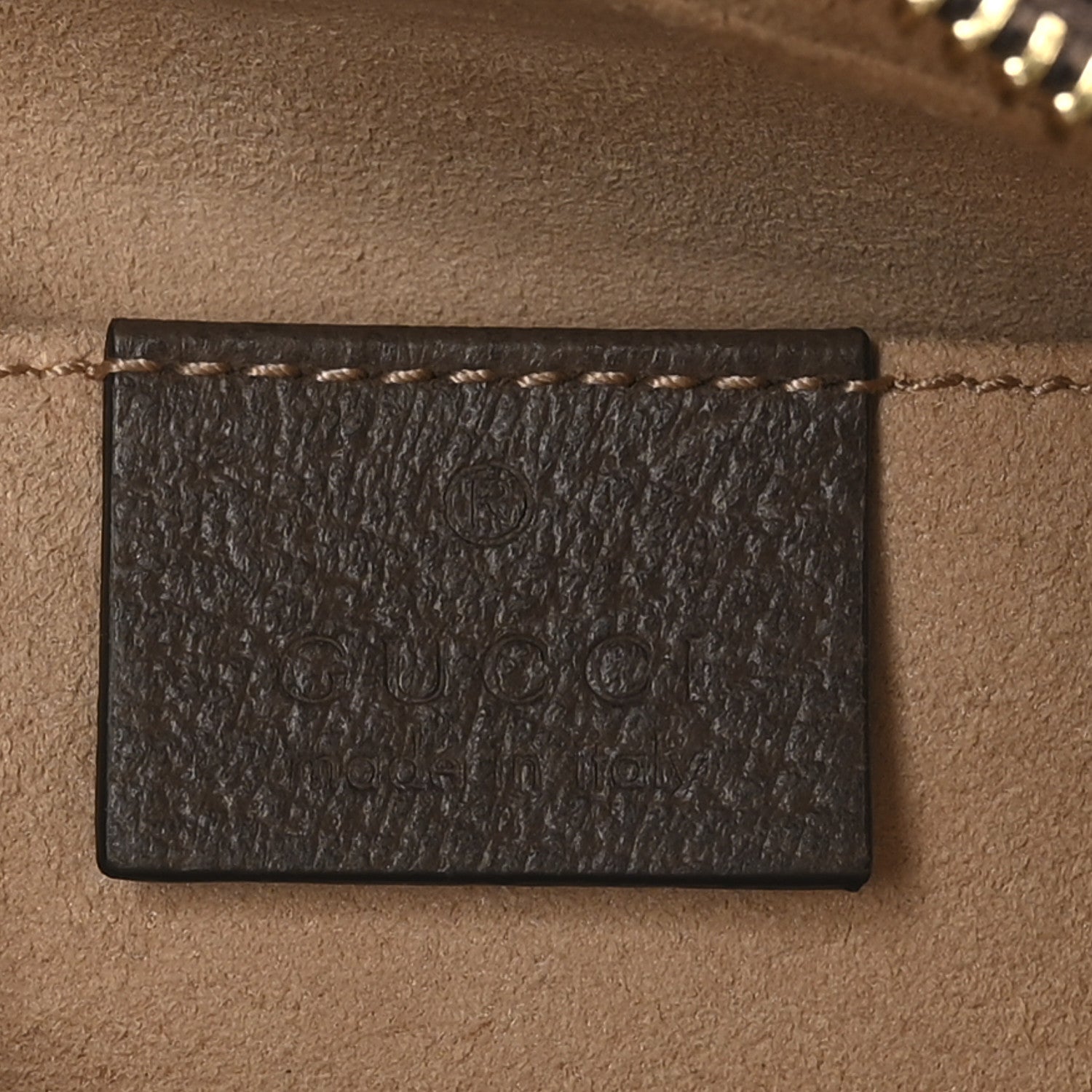 Gucci GG Supreme Monogram Web Mini Ophidia Shoulder Bag Brown 6 of 10