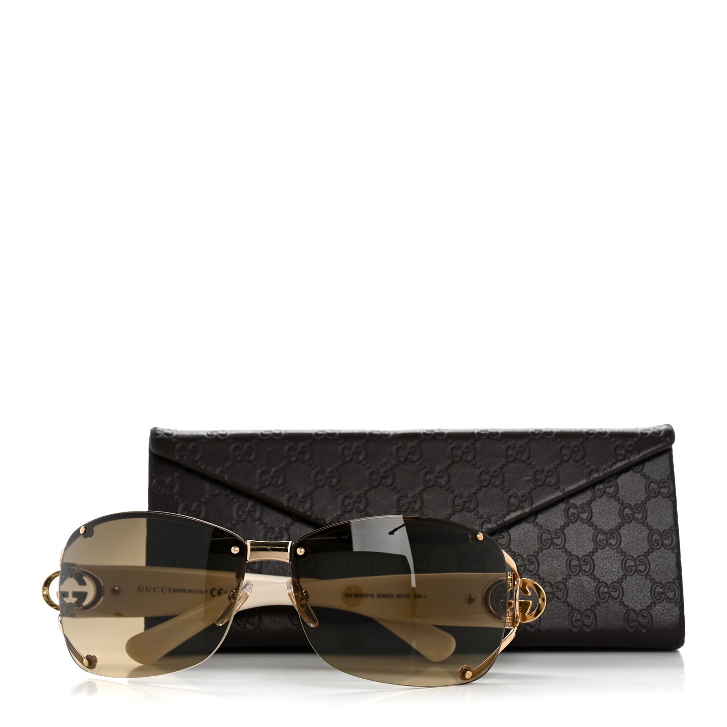 Crystal GG 2820/F/S Sunglasses White