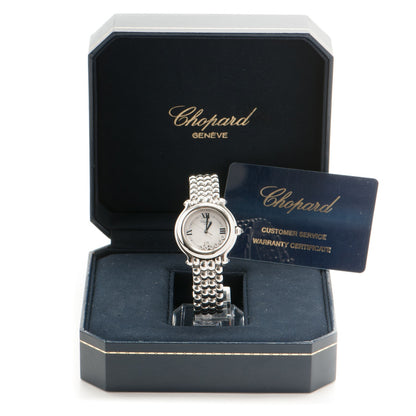 Chopard Stainless Steel 7 Diamond 32mm Happy Sport Quartz Watch 9 of 9