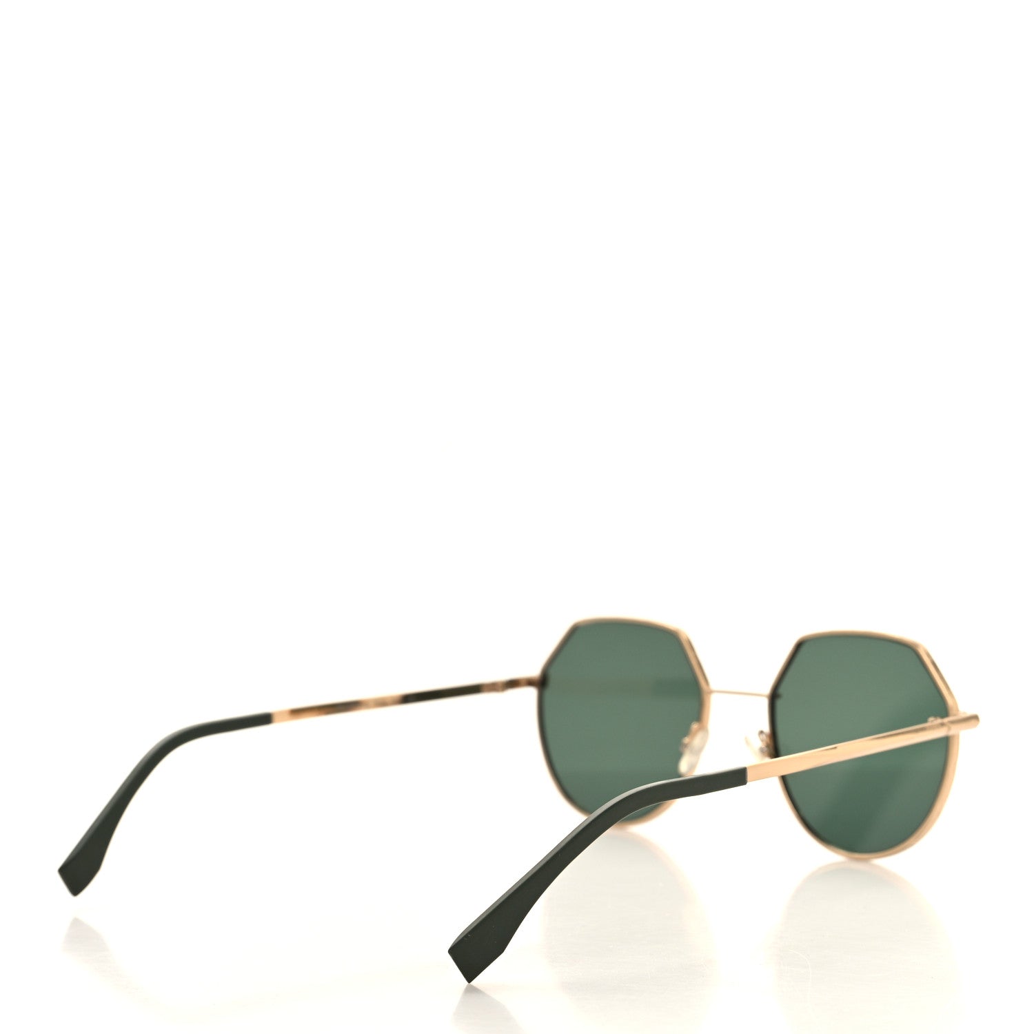 Fendi Metal Sunglasses FF M0029/S Gold Green 4 of 7