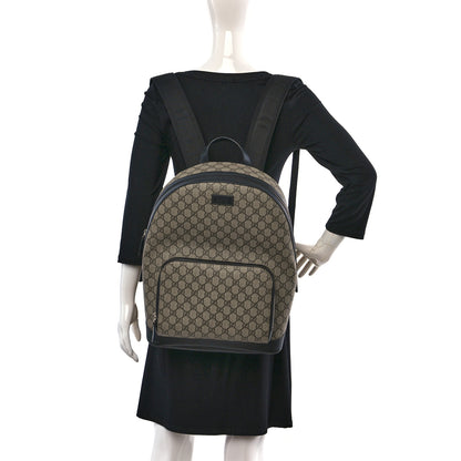 Gucci GG Supreme Monogram Medium Backpack Black 2 of 8