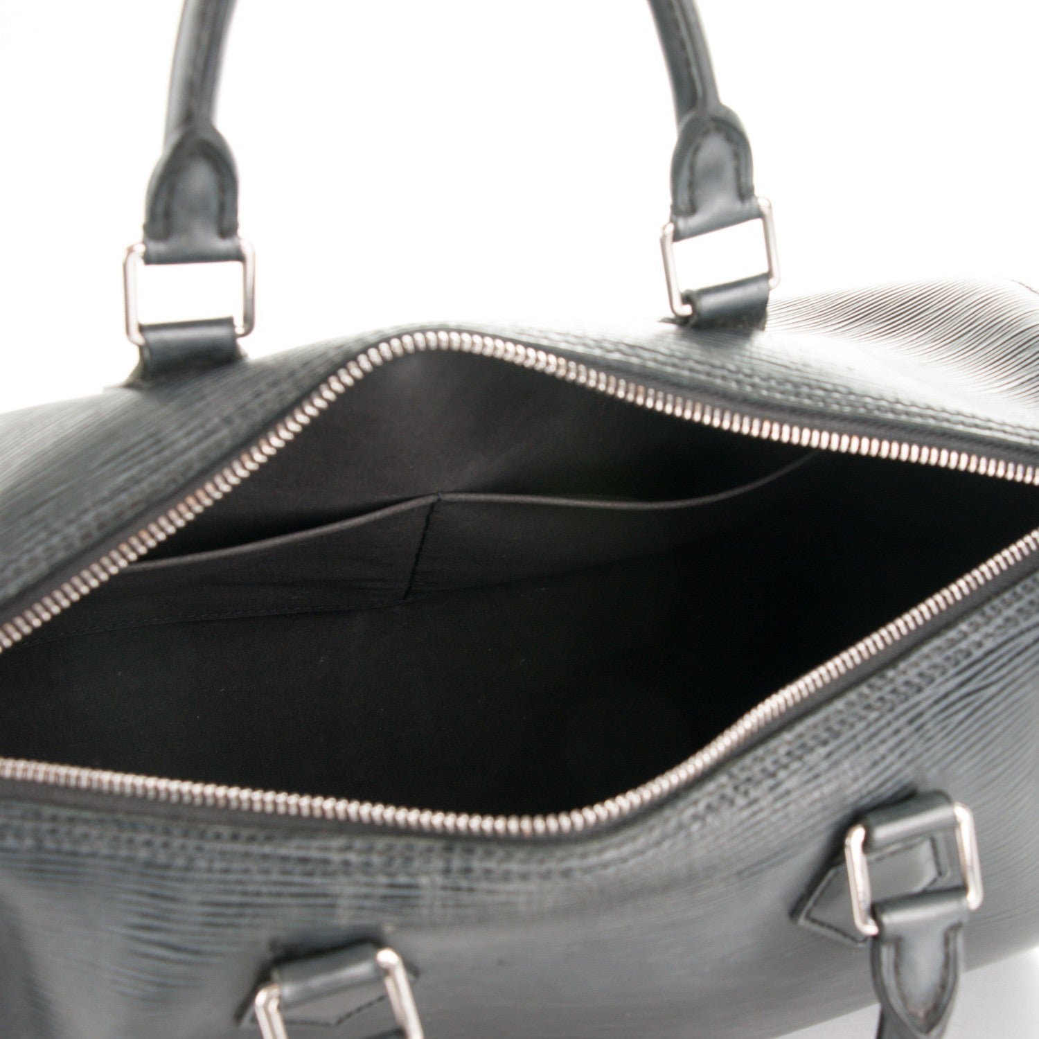 Louis Vuitton Epi Speedy 30 Black 5 of 8