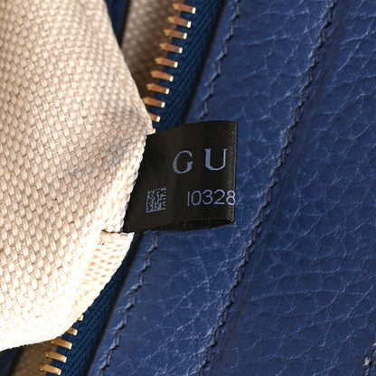 Gucci Dollar Calfskin Medium Soho Top Handle Satchel Caspian 8 of 11