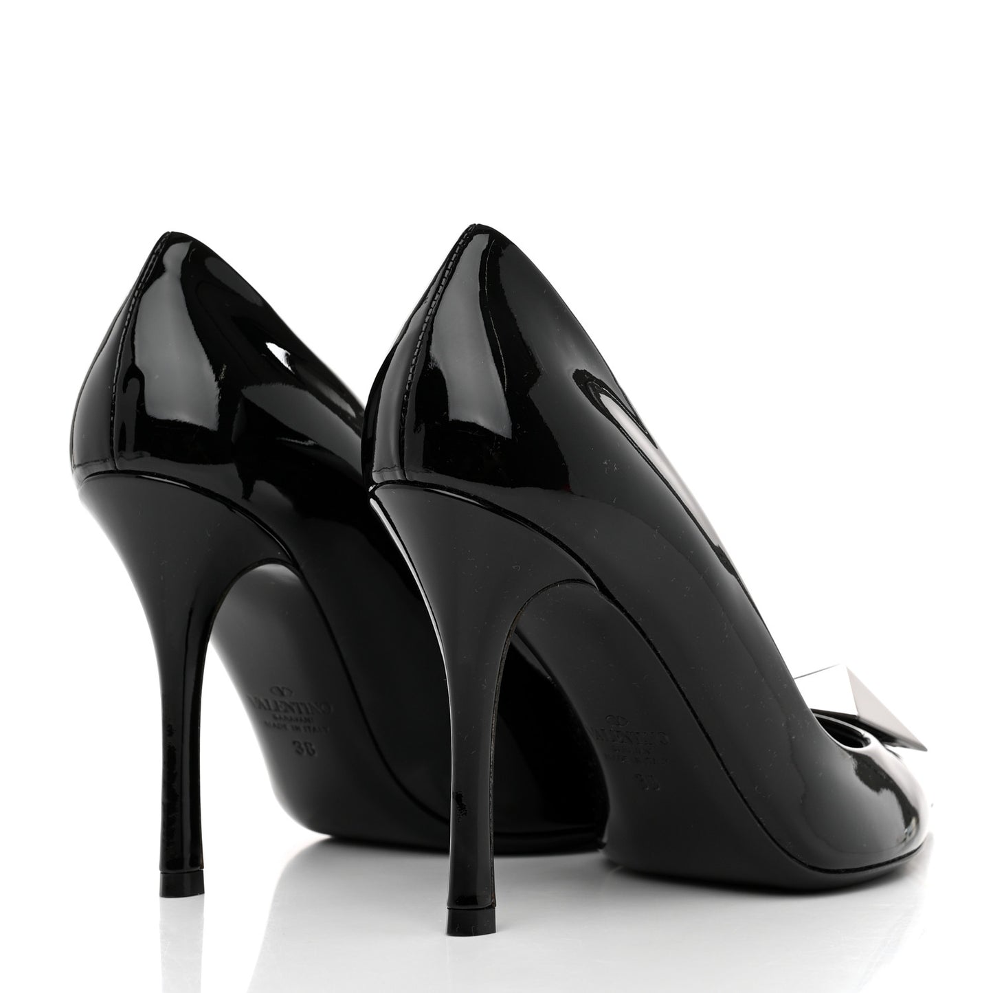 Patent Tonal One Stud 100mm Pumps 38 Black