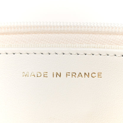Chanel Caviar Quilted Enamel Coco Casino Wallet On Chain WOC White 7 of 12