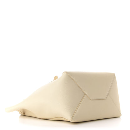 Celine Soft Grained Calfskin Small Belt Cabas Phantom Chalk 4 of 9