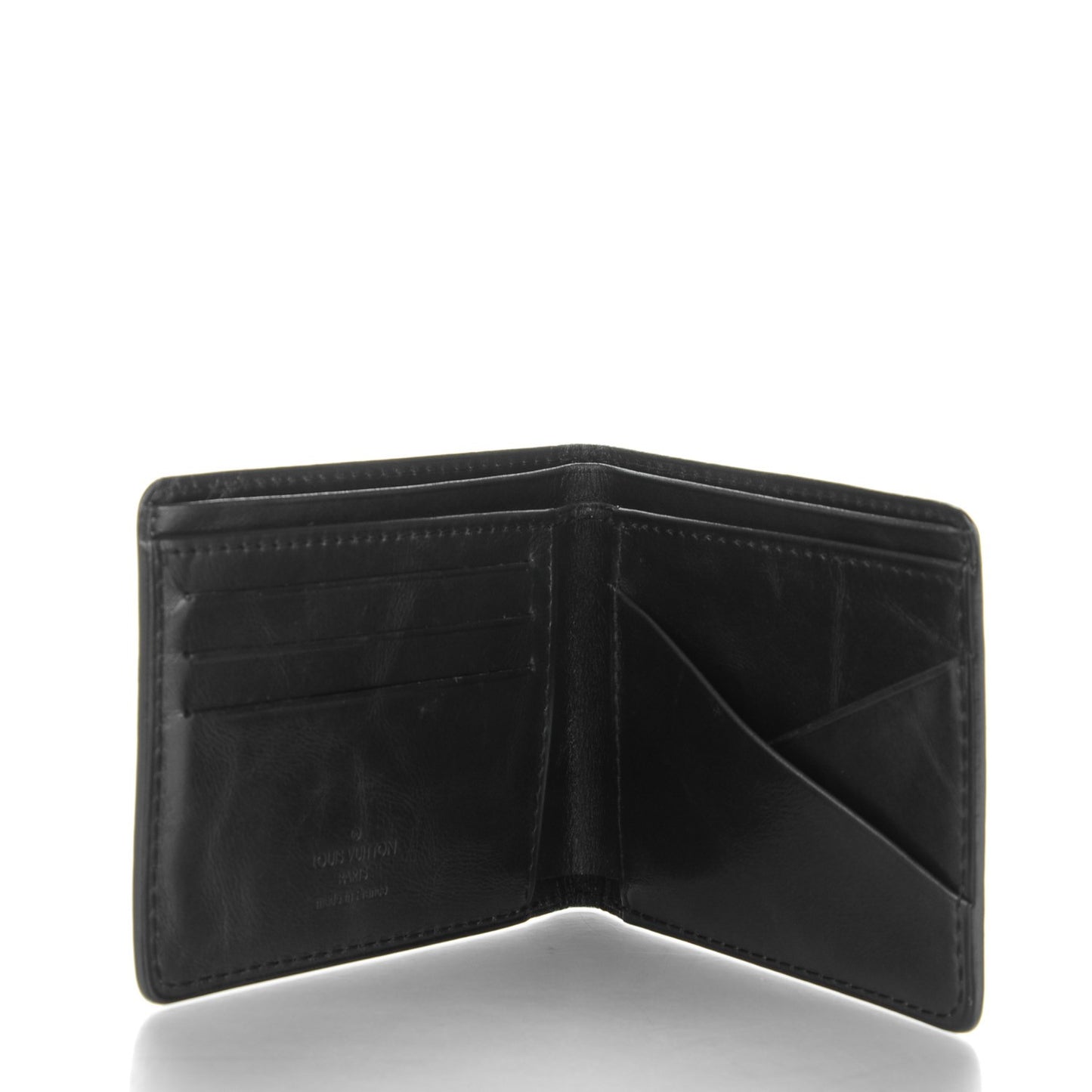 Mens Nappa Marco Chicago Perforated Wallet Black