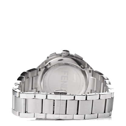 Fendi Stainless Steel 40mm Momento Chronograph Quartz Watch Black 4 of 7