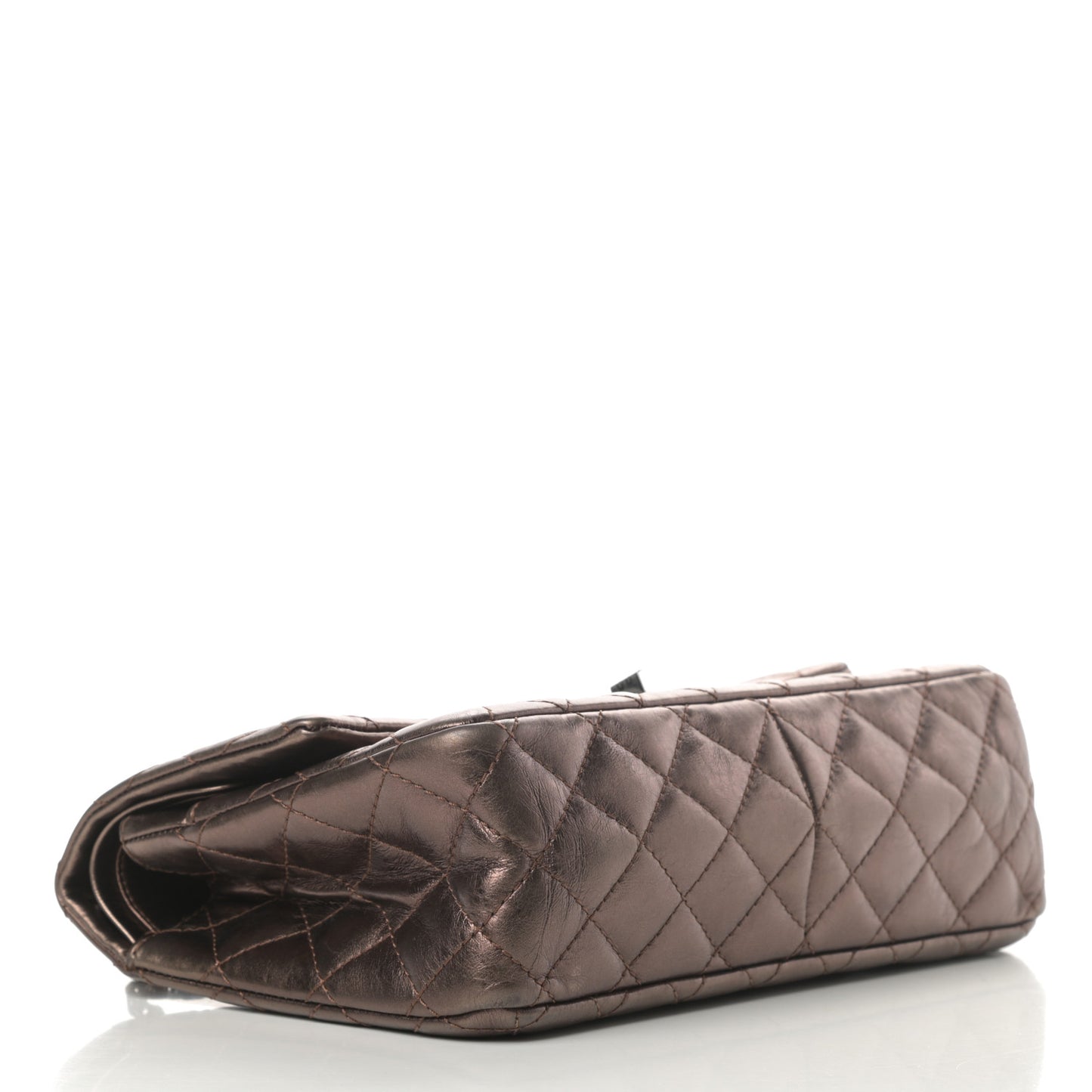 Metallic Aged Calfskin Quilted 2.55 Reissue 226 Flap Bronze