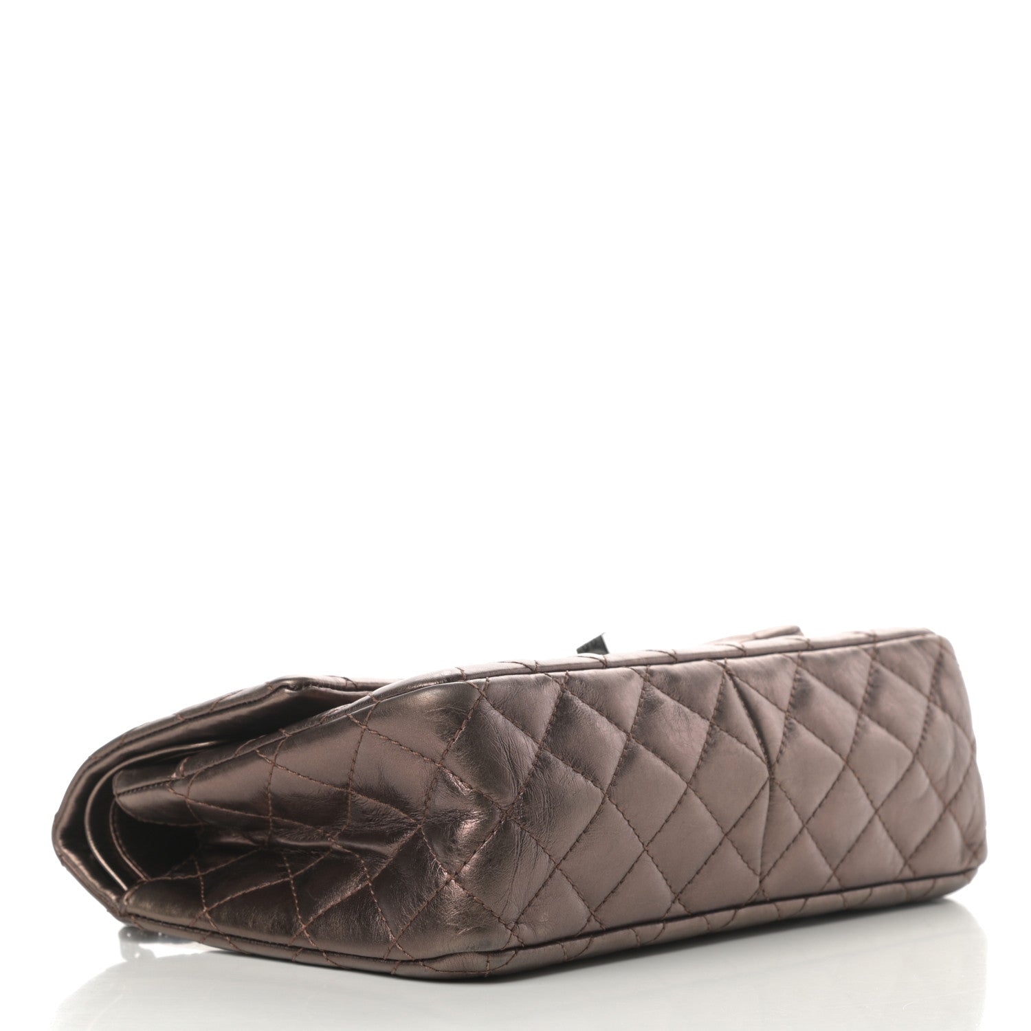 Chanel Metallic Aged Calfskin Quilted 2.55 Reissue 226 Flap Bronze 4 of 13