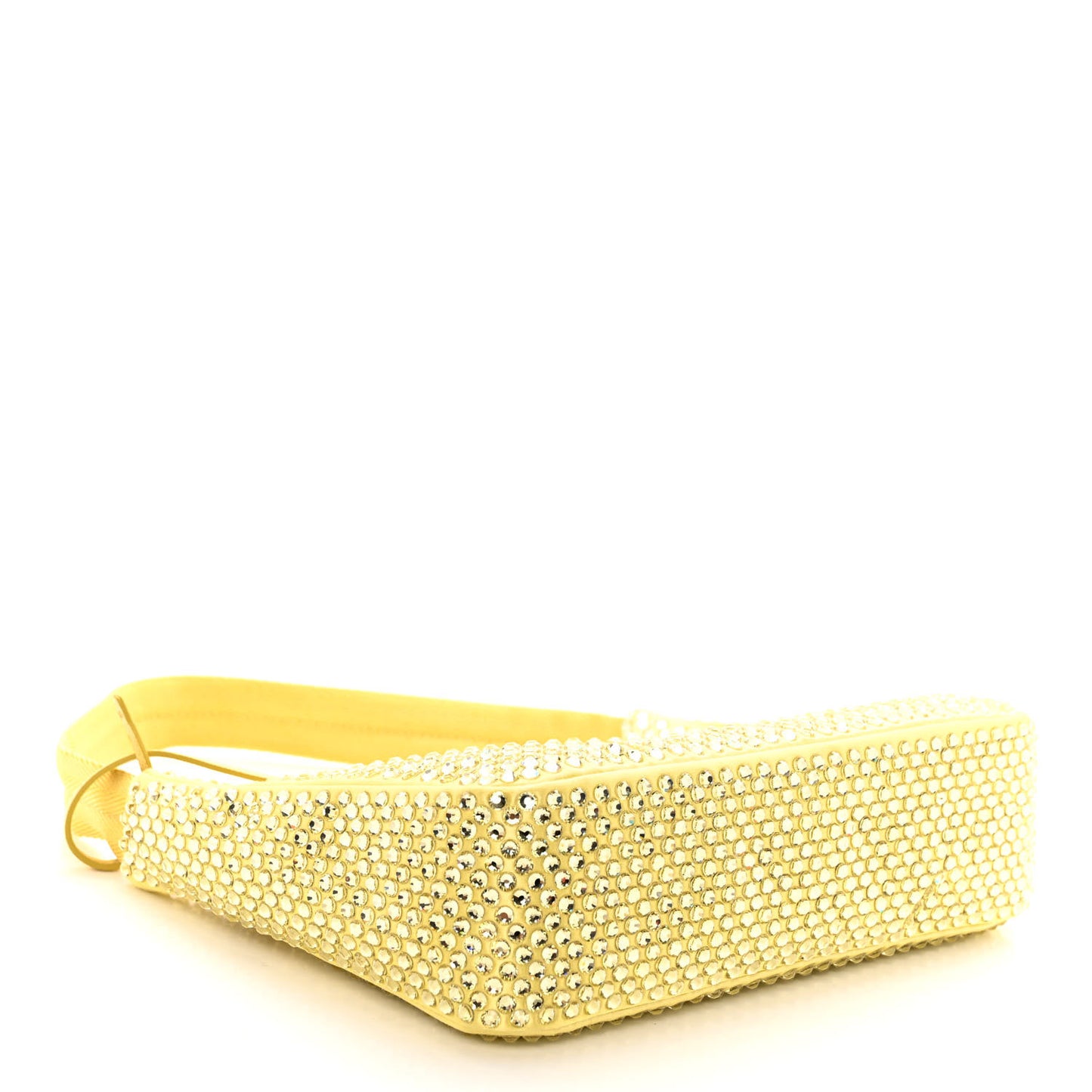Satin Crystal Mini Re-Edition 2000 Bag Ananas