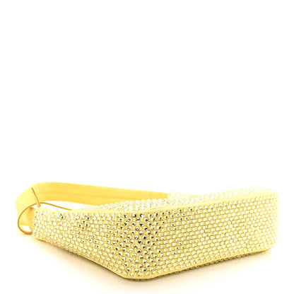 Prada Satin Crystal Mini Re-Edition 2000 Bag Ananas 4 of 9