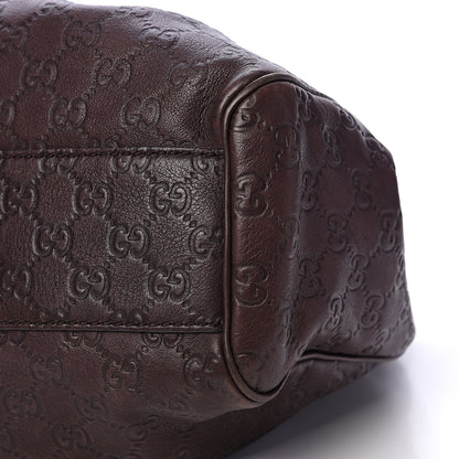 Gucci Guccissima Medium Sukey Tote Chocolate 9 of 12