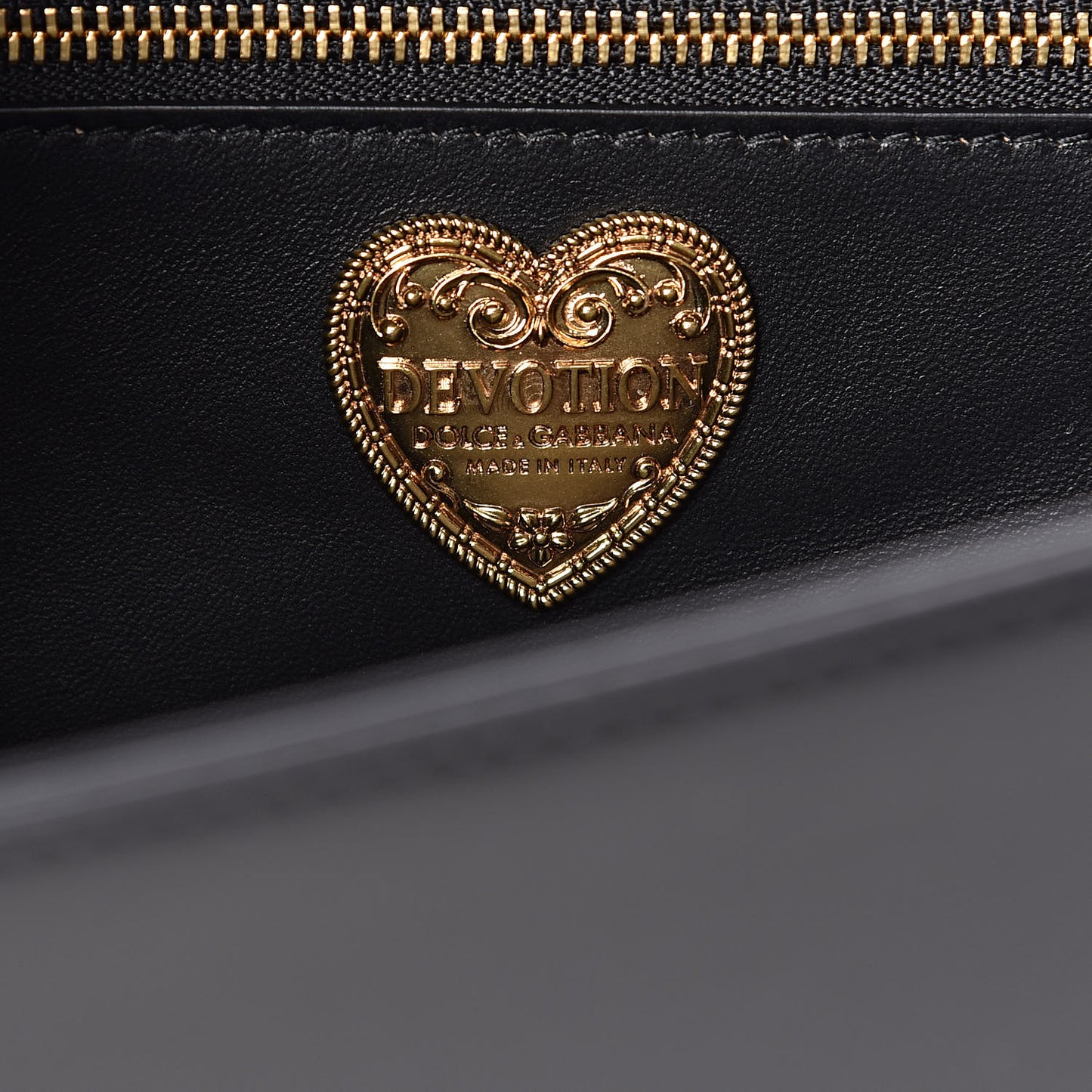Calfskin Large Devotion Crossbody Bag Black