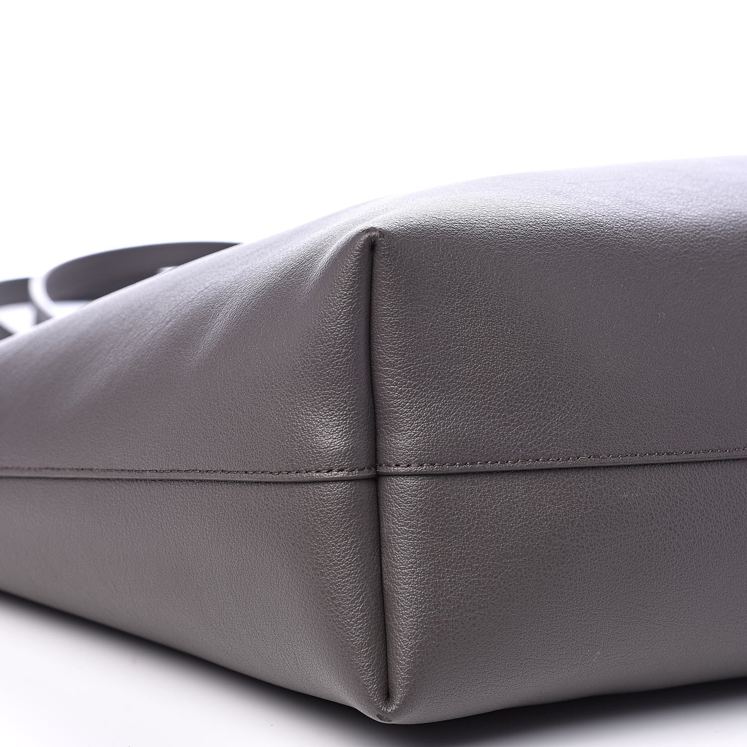 Saint Laurent Calfskin Large Shopping Tote Earth 8 of 15
