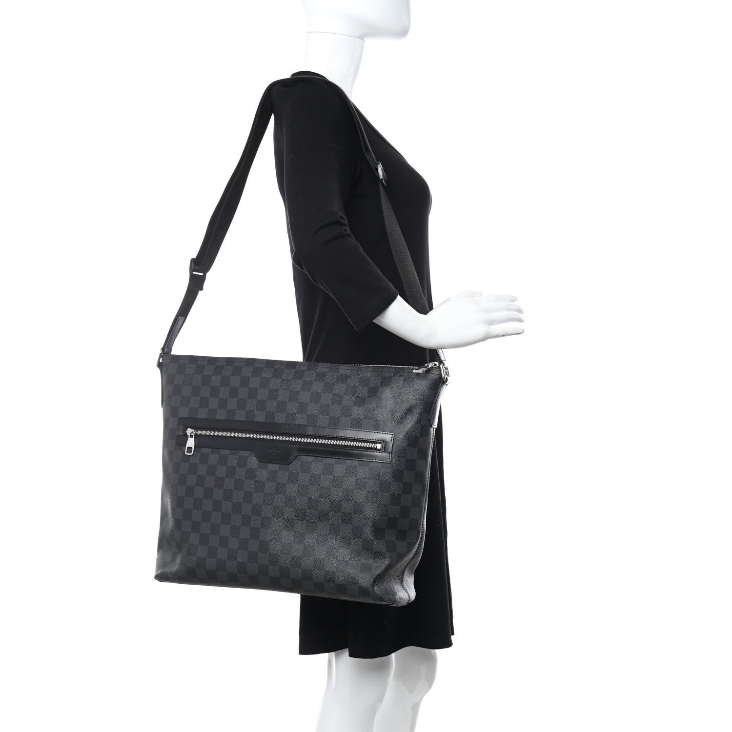 Louis Vuitton Damier Graphite Mick GM 2 of 7