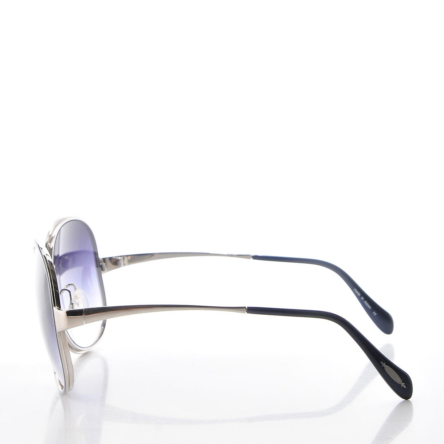 Racy Round Sunglasses Blue Silver