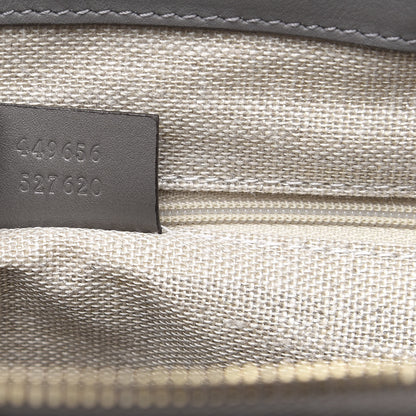 Gucci Soft Microguccissima Small Zippered Satchel Loess 7 of 12