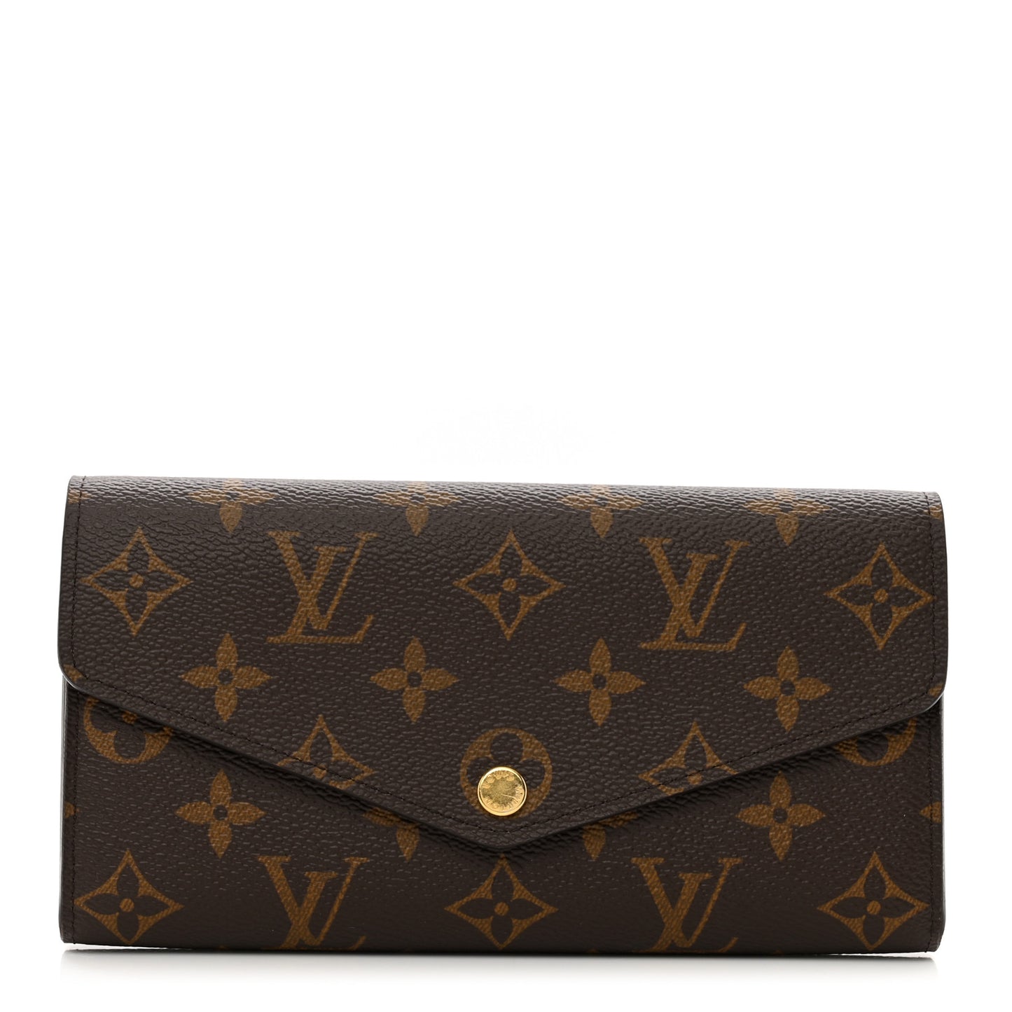 Monogram Sarah Wallet NM Coquelicot