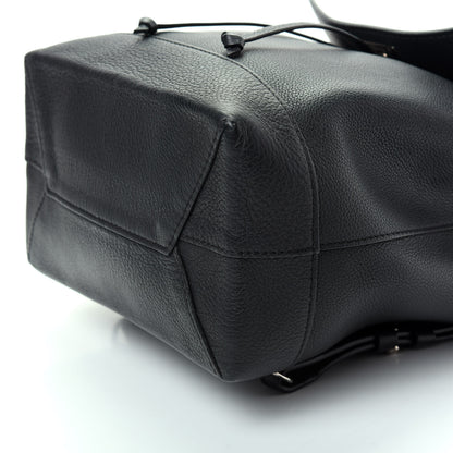 Louis Vuitton Calfskin Lockme Backpack Black 6 of 8