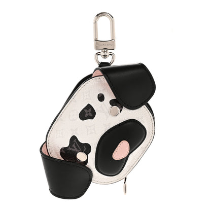 Louis Vuitton Monogram Dog Bag Bag Charm Key Holder Black 1 of 6
