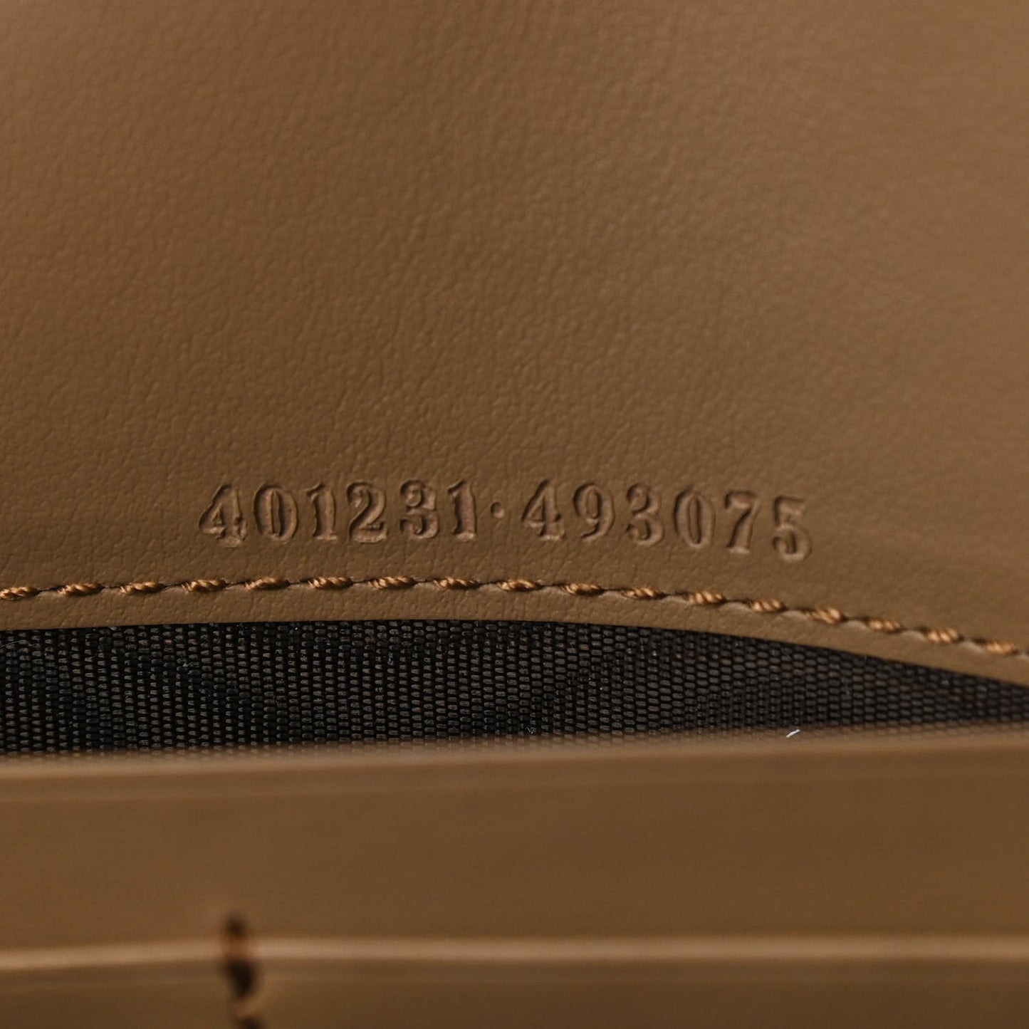 GG Supreme Monogram Mini Dionysus Chain Wallet Beige Taupe