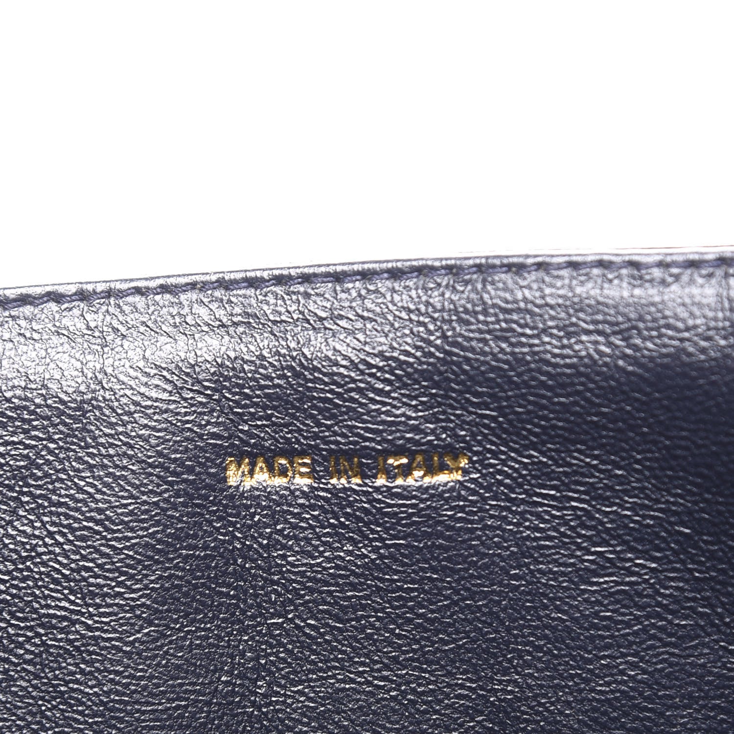 Chanel Lambskin Quilted CC Small Single Flap Navy 8 of 11