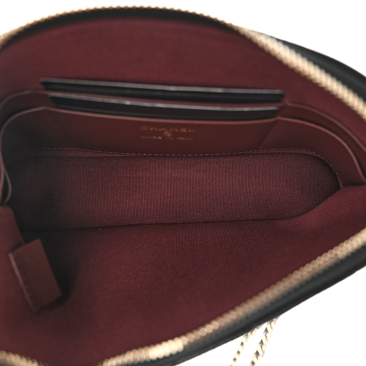 Caviar Quilted Classic Clutch with Chain Black