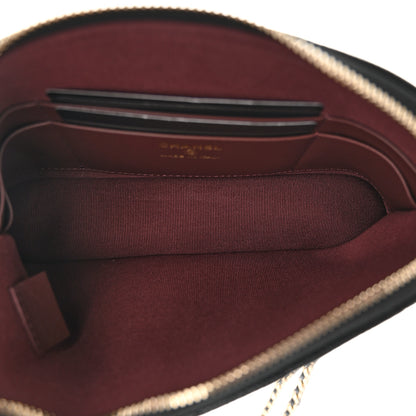 FASHIONPHILE Caviar Quilted Classic Clutch with Chain Black 5 of 10