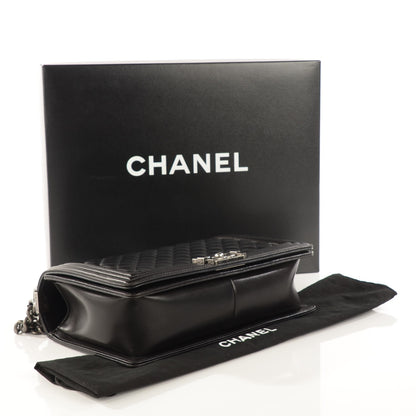 Chanel Lambskin Quilted New Medium Boy Flap Black 4 of 9