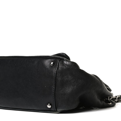 Chanel Calfskin Diamond Stitch Accordion Flap Black 12 of 12