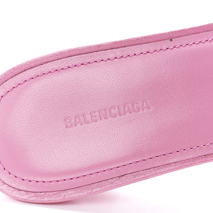 Balenciaga Agneau Arena Cagole 50mm Slide Sandals 36 Sweet Pink 5 of 9