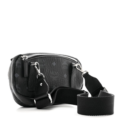 MCM Visetos Small Belt Bag Black 3 of 9