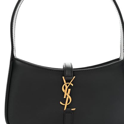 Saint Laurent Smooth Calfskin Le 5 A 7 Mini Hobo Black 8 of 13