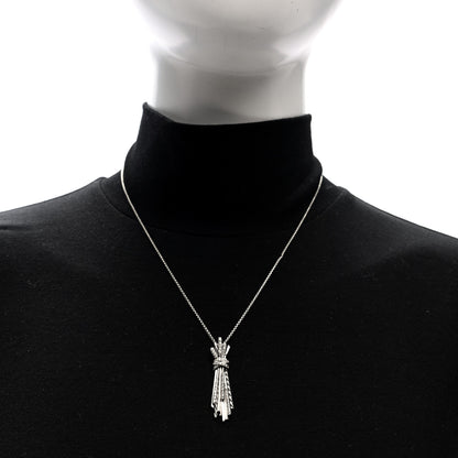 David Yurman Sterling Silver Diamond Angelika Flair Pave Pendant Necklace 2 of 4
