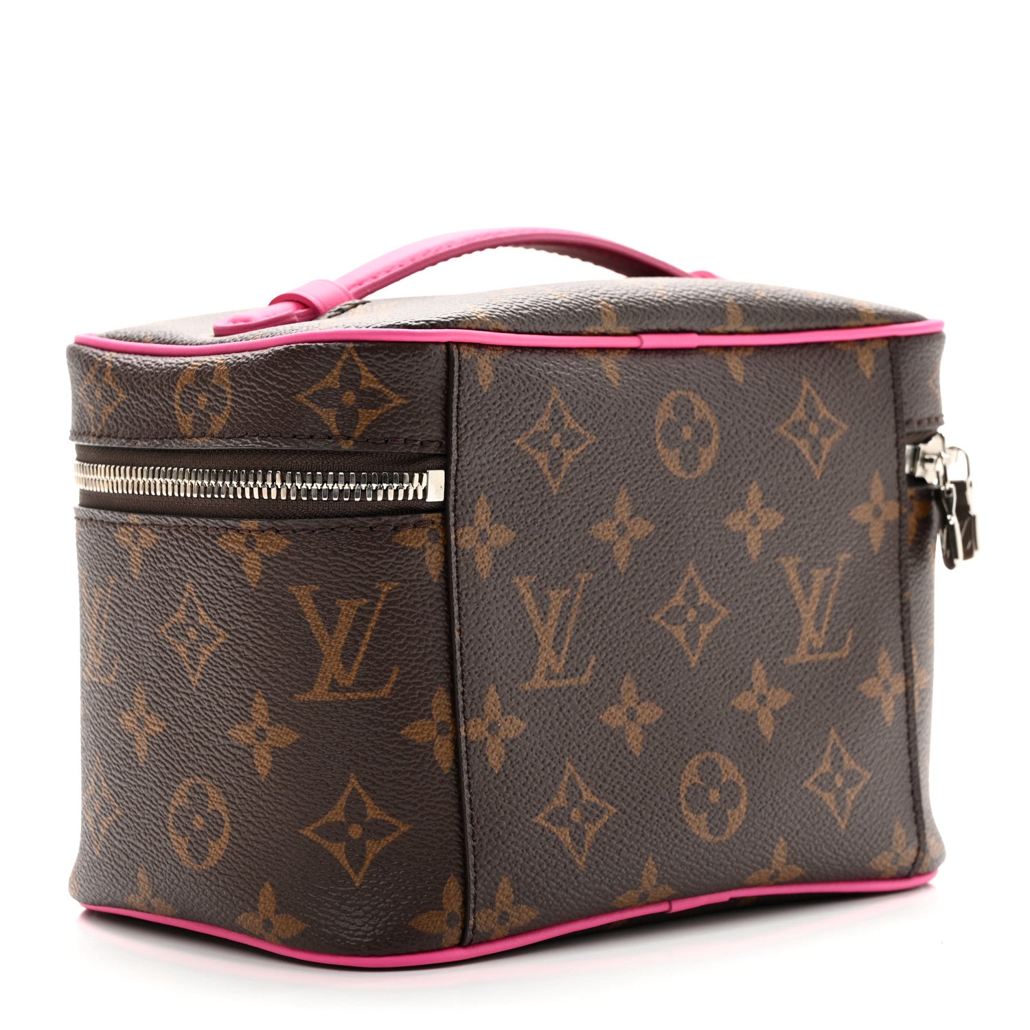 Louis Vuitton Monogram Macassar Nice Mini Fuchsia 3 of 6