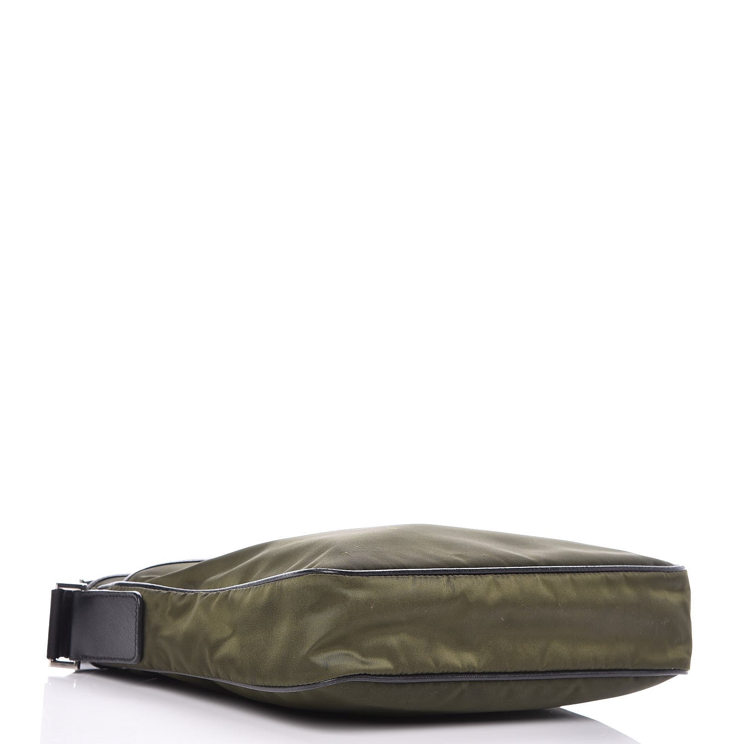 Prada Tessuto Nylon Flat Messenger Bag Militare 4 of 10