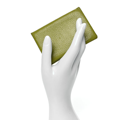Hermes Chevre Mysore Calvi Card Case Vert Anis 2 of 10