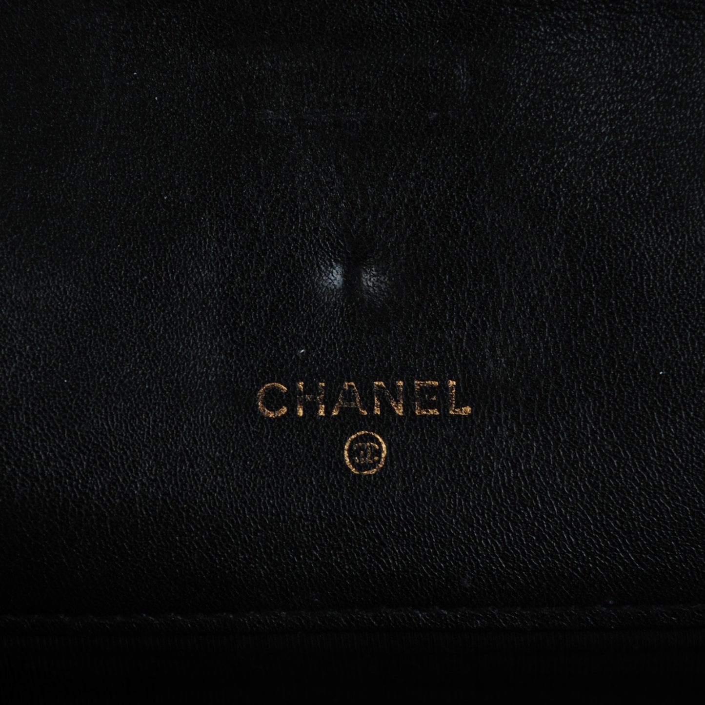 Lambskin Diamond Stitched Long Flap Wallet Black