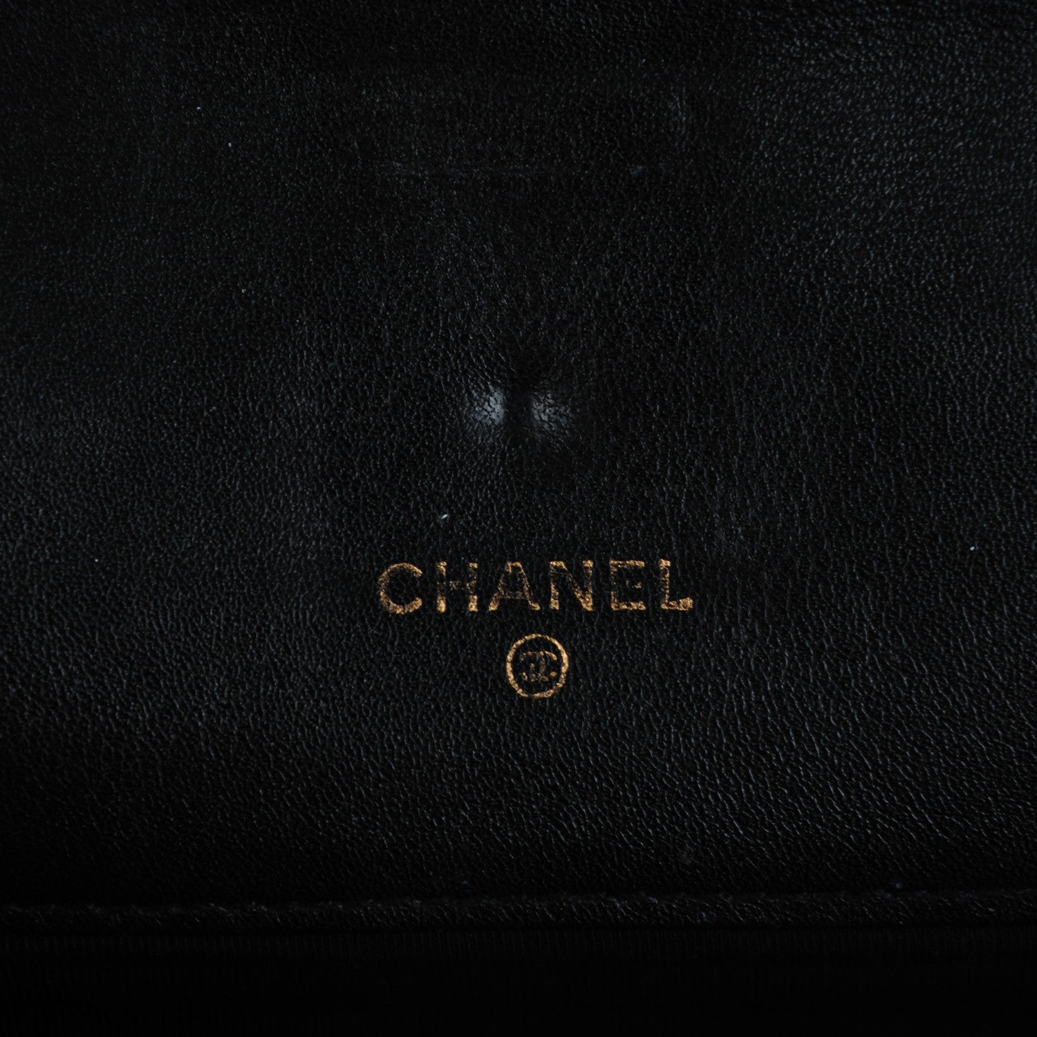 Chanel Lambskin Diamond Stitched Long Flap Wallet Black 6 of 8