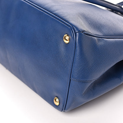 Prada Saffiano Lux Medium Tote Bluette 6 of 18