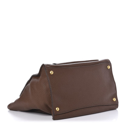 Prada Vitello Daino Shopping Tote Bruciato 4 of 9