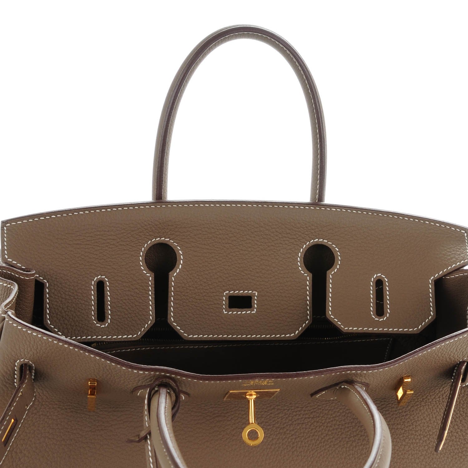 Hermes Togo Birkin 30 Etoupe 10 of 23