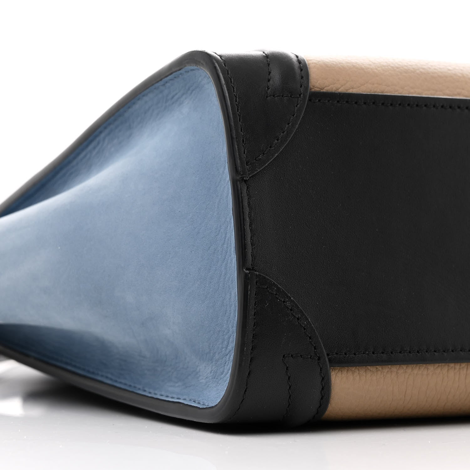 Celine Elephant Calfskin Nano Tri-Color Luggage Beige 9 of 12