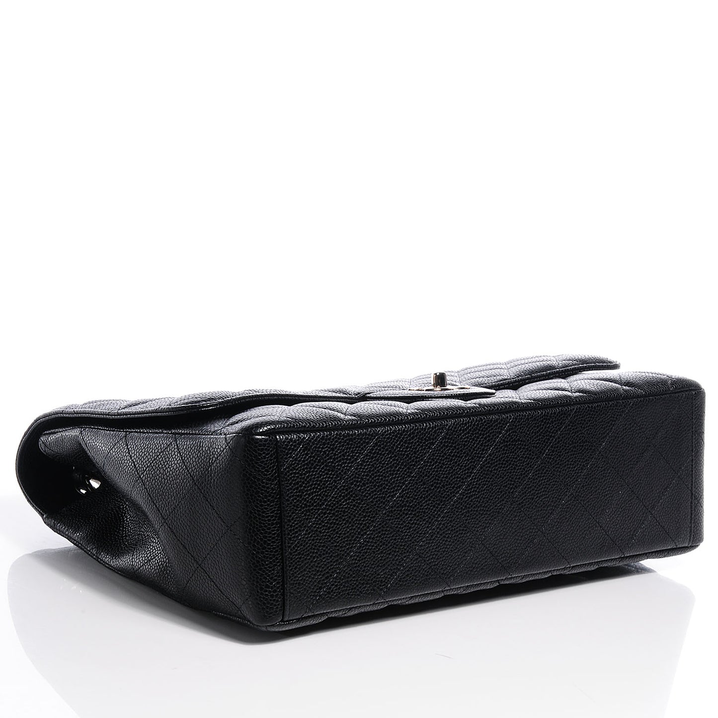 Caviar Maxi Single Flap Black