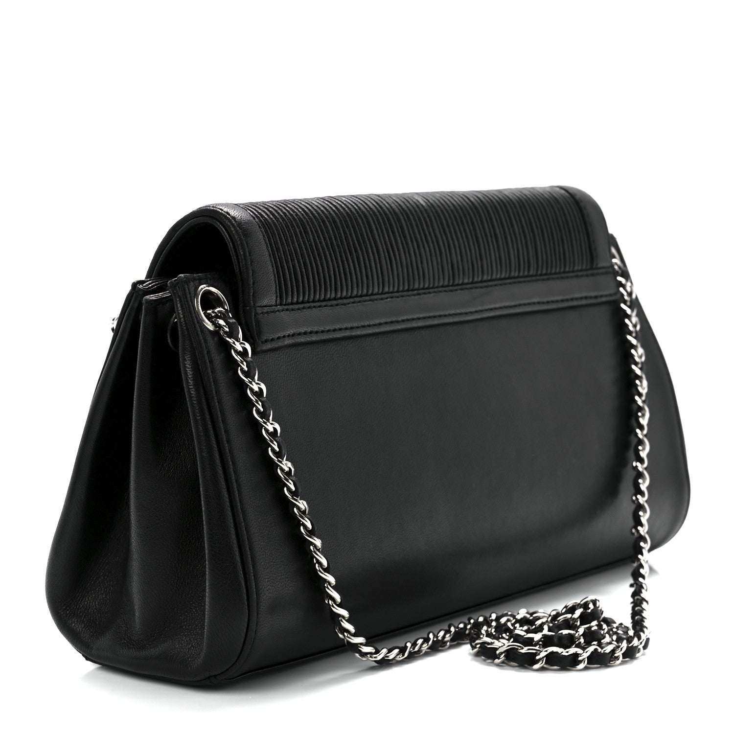 Chanel Lambskin Vertical Quilted Accordion Reissue Flap Black 3 of 11