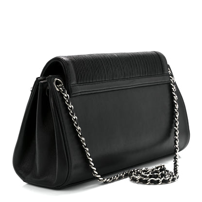 Chanel Lambskin Vertical Quilted Accordion Reissue Flap Black 3 of 11