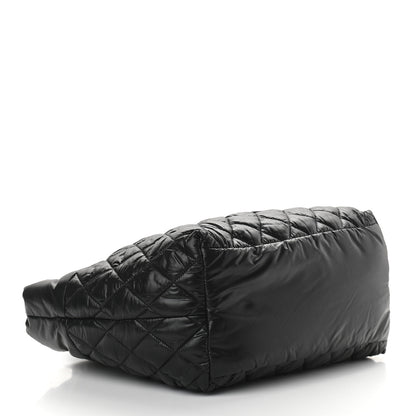 Chanel Nylon Quilted Small Coco Cocoon Tote Black 3 of 7